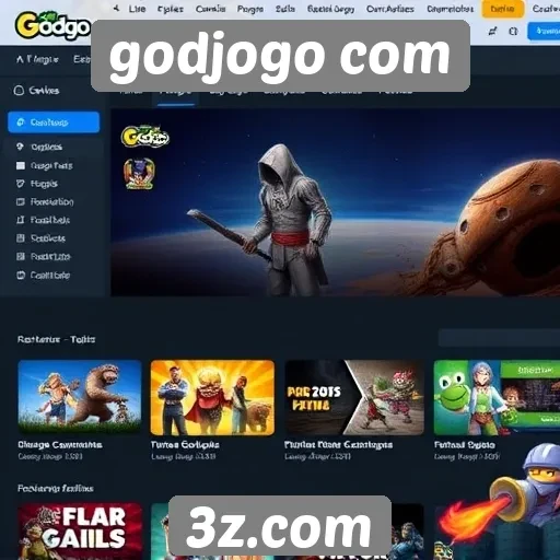Facilidade de navegação no site godjogo com